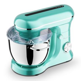 6QT & 5QT Dual Bowls Stand Mixer, 10 Speed Tilt-Head, Electronic Timer, Dough Mixer, Dishwasher Safe Stainless Steel Bowls, Dough Hook, Flat Beat (Option: SM2542NPRO)